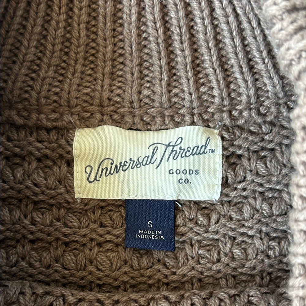 Universal Thread Textured Knit Sweater - Taupe - Picture 2 of 3